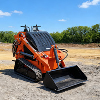 NOUVEAU Mini-chargeur sur chenilles tout-terrain à haute traction, chargeur compact sur chenilles, petit chargeur sur chenilles pour la ferme