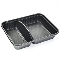 9 "32oz jetable micro-ondable à emporter boîte en plastique PP repas préparé récipient d'emballage à emporter avec couvercle