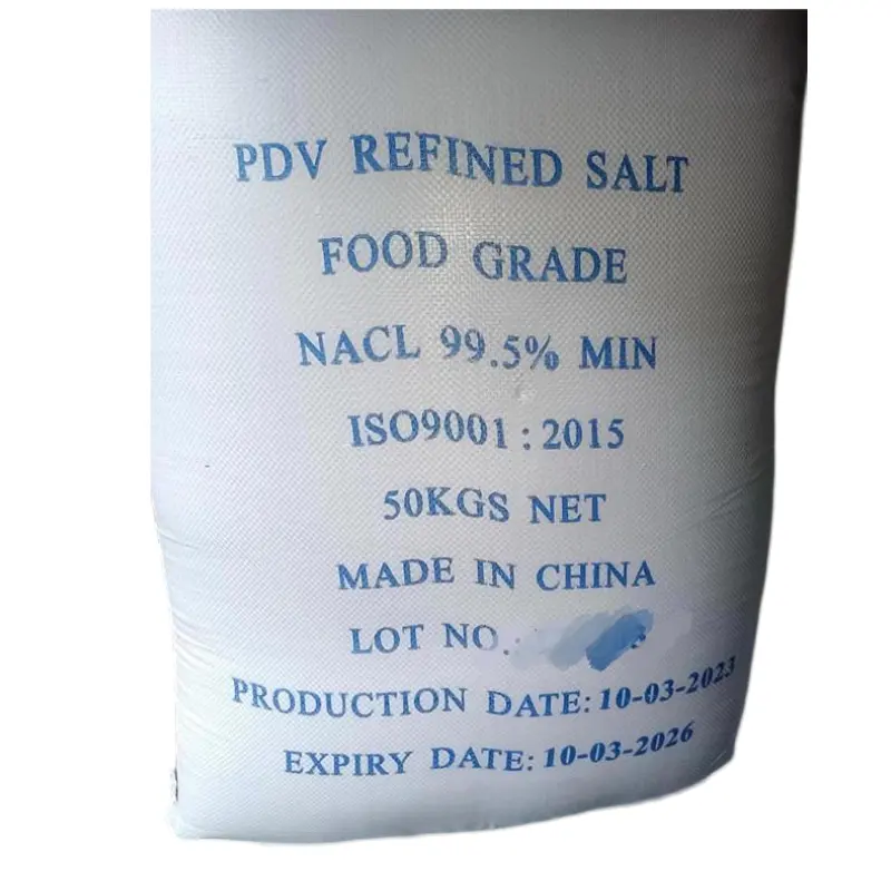 Utilisation alimentaire Mangez du chlorure de sodium pdv sel sous vide sel pur séché sous vide satfood salpure sel