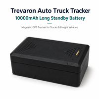 Traceur GPS magnétique Trevaron Auto 10000mAh pour camions, longue autonomie, localisateur de véhicules pour camions de fret, abonnement requis