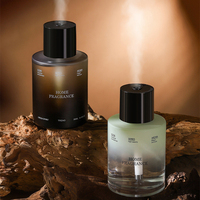 AIKUN 300ml Aroma Terapi Kaca Mewah Buatan Tangan dengan Aroma Khusus Tanpa Api, Hadiah Kelas Atas & Relaksasi Kamar Tidur, Pewangi Tanpa Api