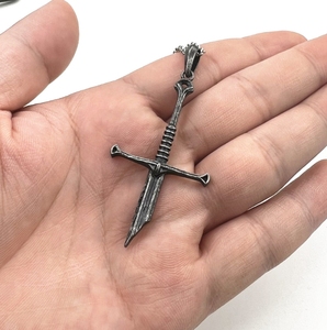 The <strong>Nasser</strong> Holy Sword Necklace Broken Sword Pendant Necklace - Product Image 4
