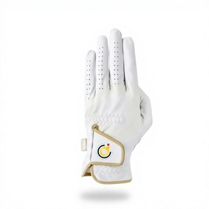 Guantes de Golf Ligeros de Cuero Genuino con Correa de Muñeca Ajustable para Uso Profesional y Práctica Diaria al Aire Libre - Product Image 1