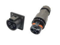 Conector Macho Impermeable IP67 M25-VL-3P con Aislamiento de PVC para Inversores Solares Fotovoltaicos y Máquinas
