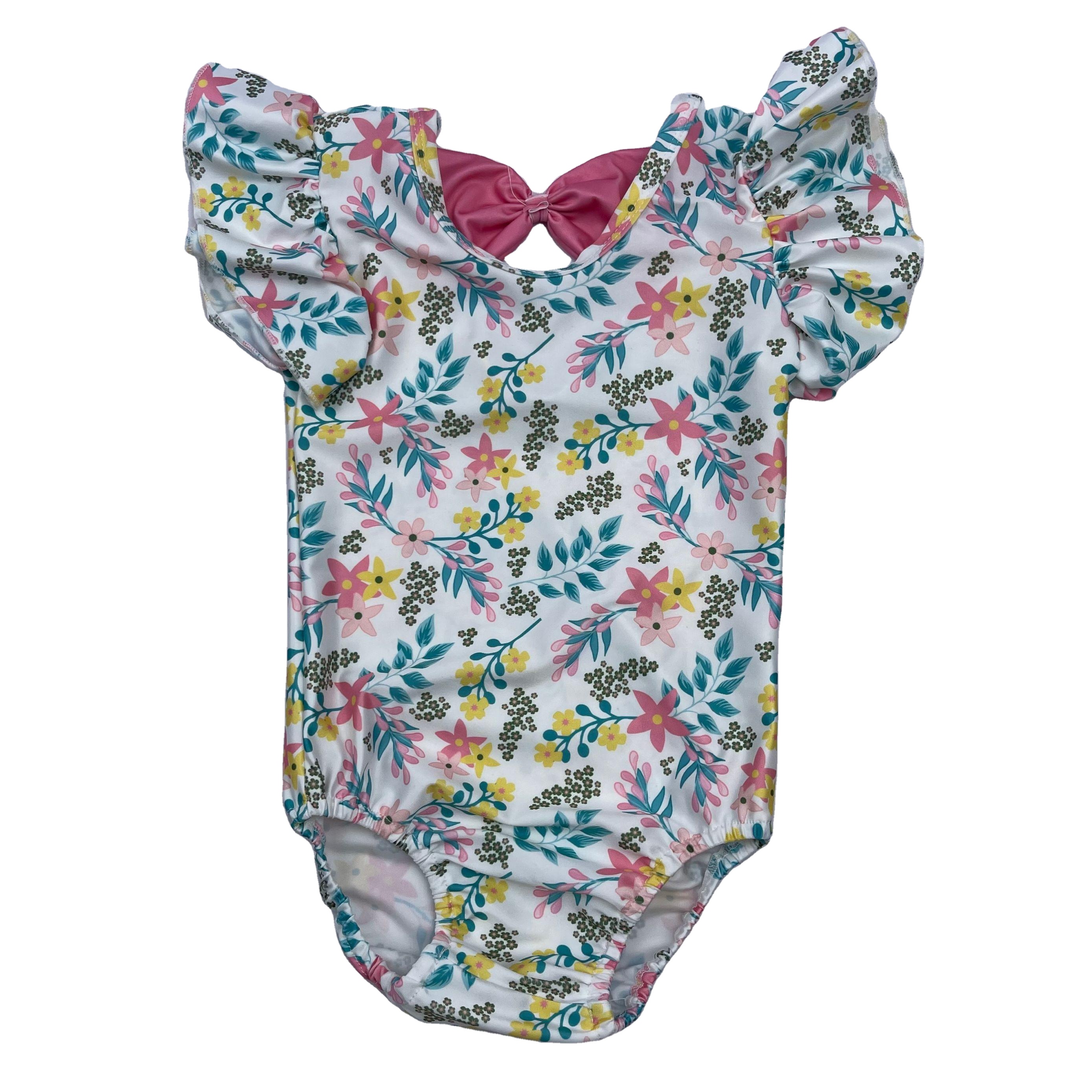 Liangzhe детский комбинезон, купальник для девочек, купальники от производителя, купальник с цветочным принтом для детей, цельный