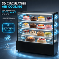 Vitrine réfrigérée intégrée sur mesure pour gâteaux à la mousse 2-8 ° C