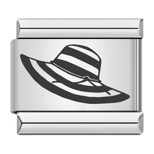 Stainless Steel DIY Watch Band <b>Adjustable</b> Modular <b>Bracelet</b> With Hat And Backpack Pattern For Watch Accessories Fall 2025 - Product Image 2