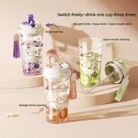 Gobelet d'eau Lily Valley 580 ml, nouveau gobelet portable pour boire en extérieur avec bec verseur, bouteille d'eau résistante aux chocs
