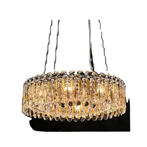 Luxury Contemporary Mix gold decoration indoor Lighting Modern Chandelier Crystal for Hotel