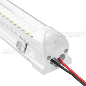 Kit de 4 ou 2 bandes lumineuses LED intérieures à 108 LED avec interrupteur marche/arrêt pour voiture, fourgonnette, caravane, bateau, camion, remorque, camping extérieur et maison - Product Image 5