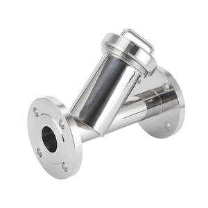 Filtro Tipo Y de Acero Inoxidable 304/316L de Grado Sanitario y Alimentario con Diseño de Brida de Descarga de Instalación Rápida - Product Image 1