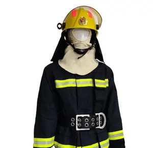 Uniforme de bombero profesional certificado CE EN469, traje de bombero FR, ropa resistente al fuego