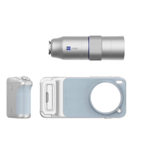 Kit de photographie professionnel Vivo X300 Pro : Étui de protection pour téléphone avec poignée d'appareil photo électroplaquée en TPU, filtres et anneau adaptateur