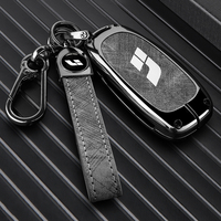 Étui de protection en alliage de zinc et cuir pour clé de voiture LEADING IDEAL Lixiang L8 L9 ONE, porte-clés et accessoires de sac