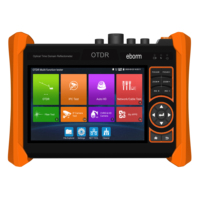 1310/1550nm 28/26dB 100KM 5.4 Layar Sentuh OTDR Fiber Optic Time Domain Reflectometer dengan Penguji Kamera Jaringan IP