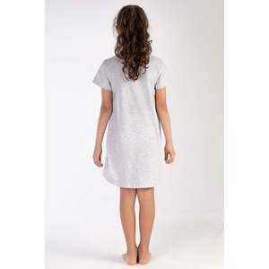 Vestido Túnica Ovalado para Niña con Cuello y Manga Corta, Talla 11-12/15-16 - Product Image 1