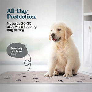 <strong>Hot</strong> <strong>Sales</strong> JIUZE Super Absorbent Reusable <strong>Puppy</strong> <strong>Pads</strong> Washable Non Woven Fabric &amp; Short Plush Pet Potty Training Aids - Product Image 3