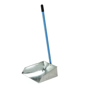 HQ7012 African market with long iron handle metal dustpan