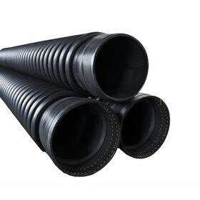 Büyük boy HDPE oluklu Krah boru 1000mm 1200mm 1800mm çap Hdpe karat boru plastik tüpler - Product Image 2