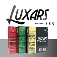 LX5 Luxars Thương Hiệu Oem Nhà Sản Xuất Số Lượng Lớn Giá Bán Buôn Phosphor Bronze Thép Không Gỉ Tráng Strings Đối Acoustic Guitar