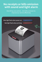 Printer Resi Termal 80mm untuk Dapur, 203dpi, Penawaran Pabrik, Kustomisasi Gratis, Stok Tersedia, Pilihan Murah