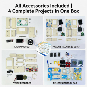 Kit Robotico 4 in 1 Steam per Scuole, Centro di Formazione Academy Maker Space, Kit Ingegneristici Interattivi - Product Image 3
