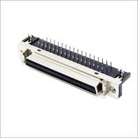 Connecteur vertical DIP femelle SCSI 68 broches, pas de 1,27 mm, pour montage sur carte PCB