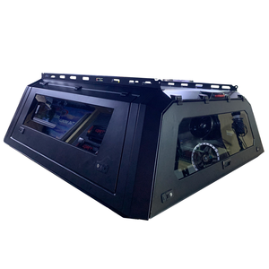 Cubierta Personalizable para Camioneta <span class=keywords><strong>4x4</strong></span>, Compatible con <span class=keywords><strong>Toyota</strong></span> <span class=keywords><strong>Tundra</strong></span> de 5.5 y 6.5 pies, de Aluminio/Acero con Ventanas de Vidrio - Product Image 1
