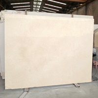 Maison Villa décoration intérieure Dalle de marbre pour mur Pilier de sol Carreaux de marbre Royal Botticino Beige Marble Cream Marfil Cut Slabs