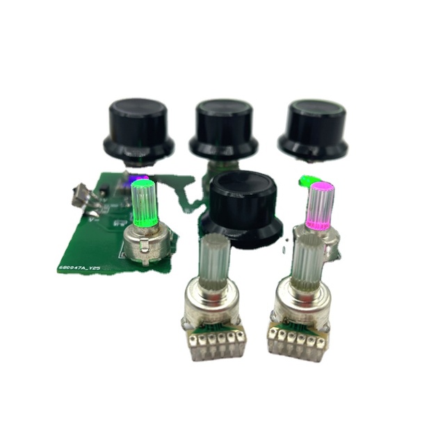 Patented Potentiometer 12mm Multiple Resistance Rotary Potentiometer with Multi-color LED Light