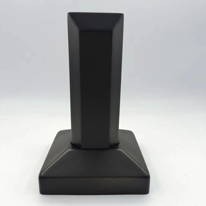 Glass Railing Spigot Clip Matt Black Glass Spigot <strong>Clamp</strong> - Product Image 3