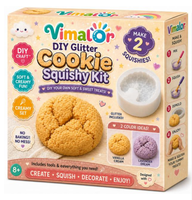 Nouveau Kit de Bricolage Artistique pour Enfants : Jouet Créatif et Sûr, Pâte Cristalline Douce à Presser, Thème Desserts et Biscuits, avec Kit de Vapeur
