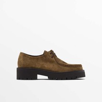 Chaussures à talon épais de style britannique pour femmes, automne 2024, en cuir, à semelle épaisse, mocassins décontractés, chaussures derby rétro