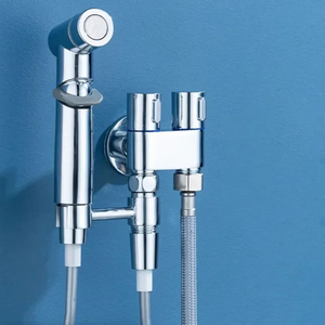 Kit de bidet portable pour toilettes, pulvérisateur d'eau froide et chaude, accessoire de nettoyage pour l'hygiène personnelle et le lavage de salle de bain - Product Image 3