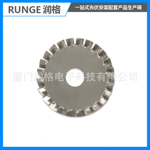 Placa de Conexión a Tierra de Acero Inoxidable para Protección Contra Rayos con Doble Punta para Montaje de Paneles Solares - Product Image 4