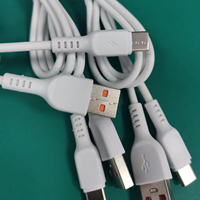 Câble de charge rapide et de transfert de données Su7 Type-C en PVC pour téléphones mobiles et appareils Android