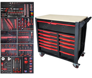 En STOCK RT TOOL Réparation automobile 12 tiroirs Heavy-Duty 479 pièces Chariot à outils à main avec option OEM Garantie de 3 ans - Product Image 2