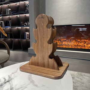 Support d'haltères en bois haut de gamme, durable, multi-niveaux, de <span class=keywords><strong>luxe</strong></span> léger, avec logo personnalisé, portable, capacité de charge sécurisée, pour fitness intérieur - Product Image 5