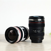 Tasse à café avec objectif en acier inoxydable écologique, tasse avec objectif pour appareil photo reflex numérique avec logo personnalisé, offre spéciale