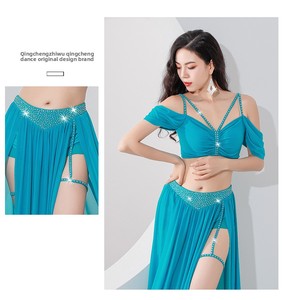 Conjuntos de Danza del Vientre al por Mayor para Mujer: Top y Falda de Malla - Product Image 5