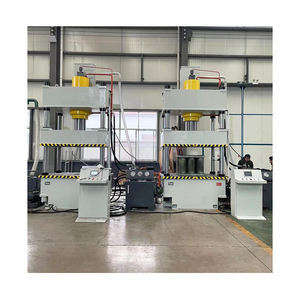 เครื่องอัดไฮดรอลิกสี่เสา100ตันพร้อมมอเตอร์และปั๊มอุปกรณ์แปรรูปโลหะความแม่นยำสูงสำหรับชิ้นส่วนรถยนต์ - Product Image 4