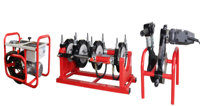 Machine de soudage par fusion hydraulique HaiSha, directement de l'usine, nouvelle, 2,5 kW, 63-200 mm, pour tuyaux HDPE PE PP, personnalisable, ISO CE