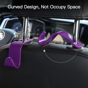 Cross-border <b>car</b> seat back multi-functional <b>hook</b> accessories, <b>car</b> interior accessories, multiple colors available, <b>car</b> item - Product Image 5