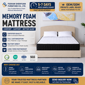 Vente en gros directe usine : <span class=keywords><strong>Matelas</strong></span> en mousse à mémoire de forme ferme en gel gris 10 pouces (Queen) et 150x200, tailles personnalisées pour la maison et l'hôtellerie, OEM ODM disponible - Product Image 1