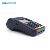 WISECARD T50, terminal POS inteligente móvil de mano de 2,4 pulgadas, QR NFC escáner de código, impresora de recibos, USB/WiFi/BT Linux OS SDK personalizado