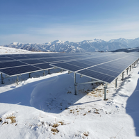 Support de poteau solaire galvanisé à chaud Zn-Al-Mg pour installation en zone montagneuse