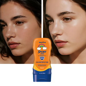 Lozione personalizzata per <span class=keywords><strong>crema</strong></span> <span class=keywords><strong>solare</strong></span> biologica SPF 30 SPF 50 per ingredienti impermeabili e Oil-Free - Product Image 1