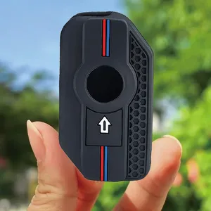 Funda de silicona para llave remota, llavero, carcasa protectora para BMW <span class=keywords><strong>K</strong></span> <span class=keywords><strong>1600</strong></span> B GT GTL R 1250 GS Adventure S1000 R XR 2021 <span class=keywords><strong>2022</strong></span> - Product Image 3