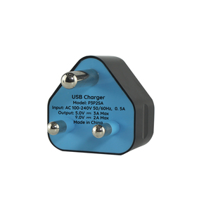 SA <b>Plug</b> Type 18W 5V 3A 9V 2A <b>USB</b>-<b>C</b> <b>USB</b>-A Charger Type M South Africa Power <b>Plug</b> <b>Adapter</b> SABS 3 Pin Wall Socket Converte - Product Image 2