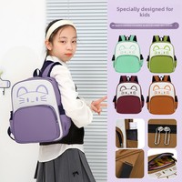 Sac à dos personnalisé pour la maternelle, le collège et la prématernelle, respirant en nylon, motif chat
